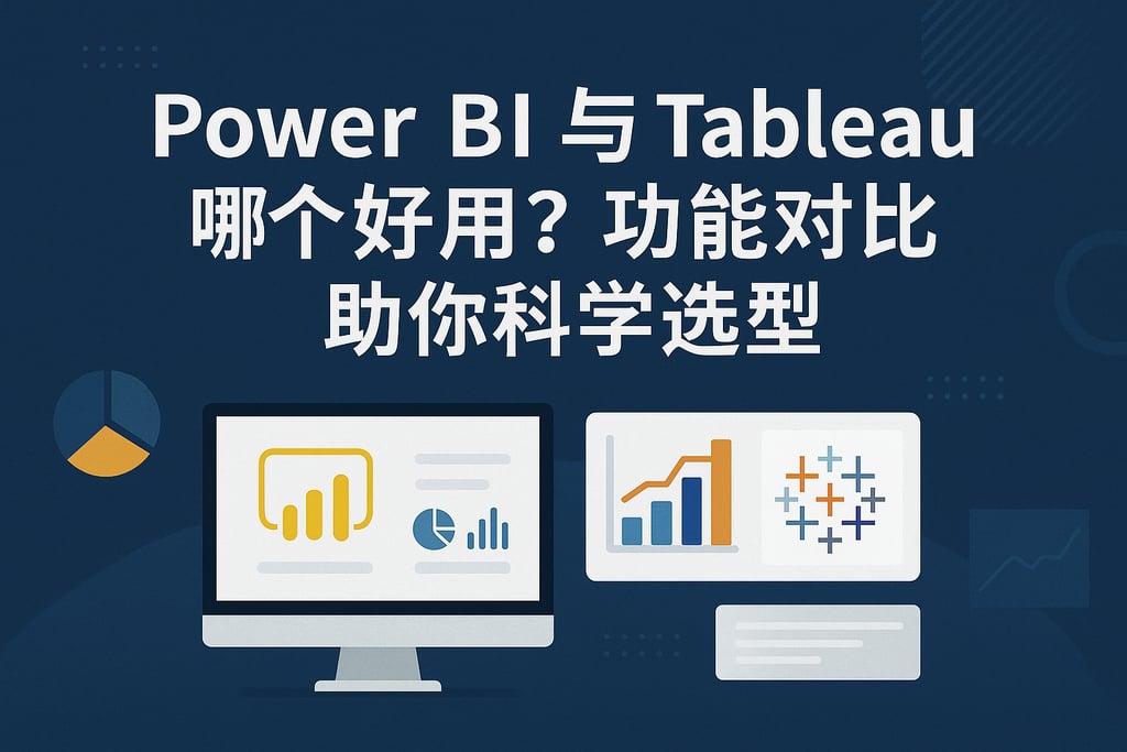Power BI与Tableau哪个好用？功能对比助你科学选型